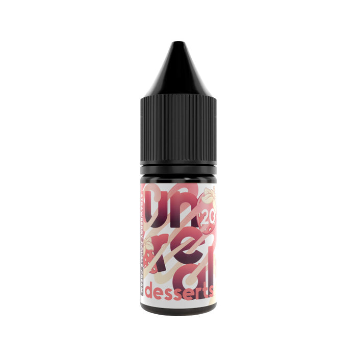 Strawberry Double Cream Nic Salt By Unreal Desserts