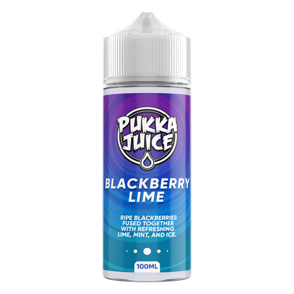 Blackberry Lime By Pukka Juice E-Liquid 100ml Shortfill