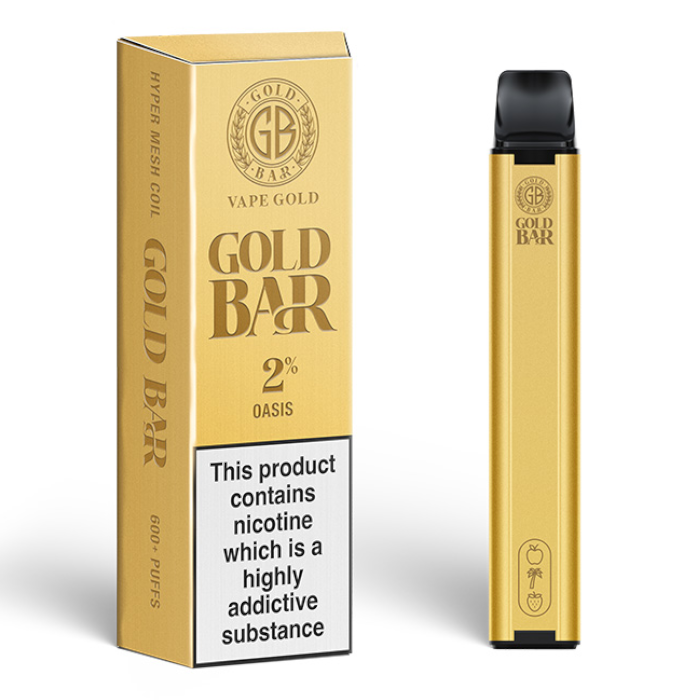 Gold Bar Vapor Disposable Vape