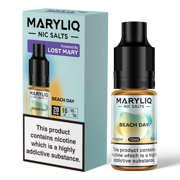 Beach Day By Lost Mary MARYLIQ Nic Salts 10ml
