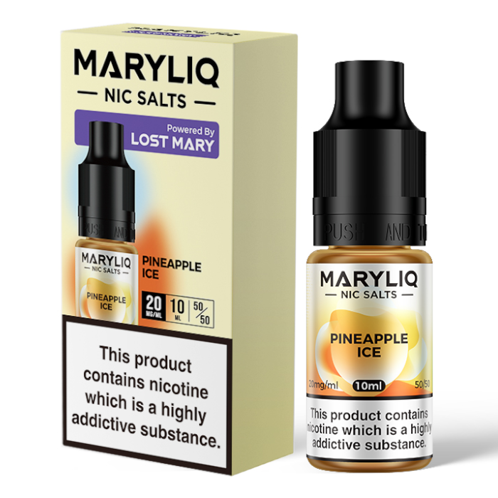Pineapple Ice By Lost Mary MARYLIQ Nic Salts 10ml