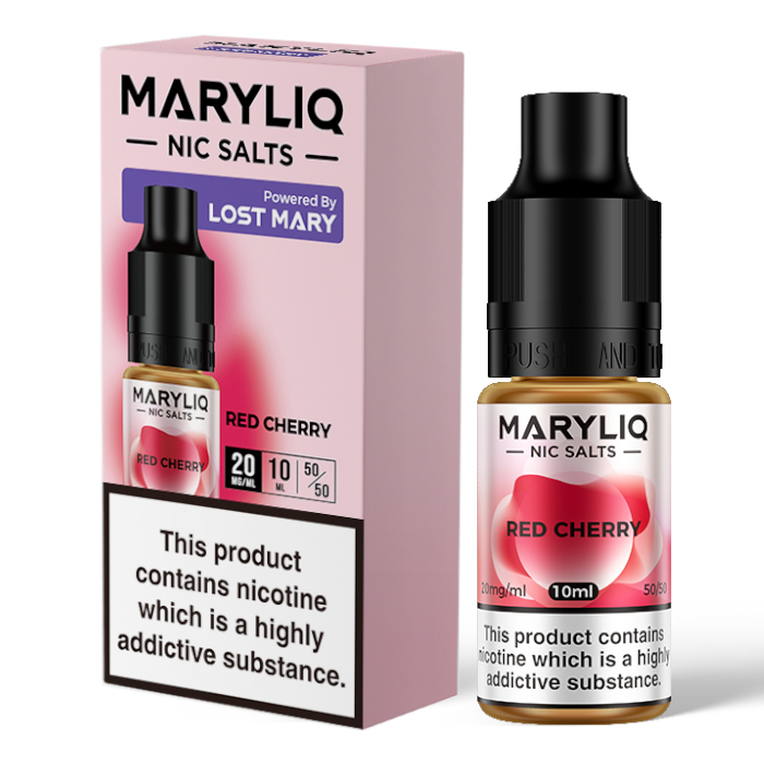 Red Cherry By Lost Mary MARYLIQ Nic Salts 10ml