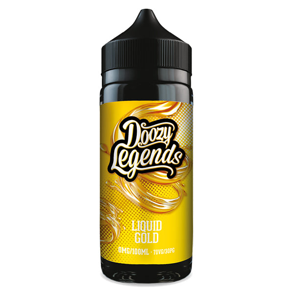 Liquid Gold By Doozy Legends E-Liquid 100ml Shortfill