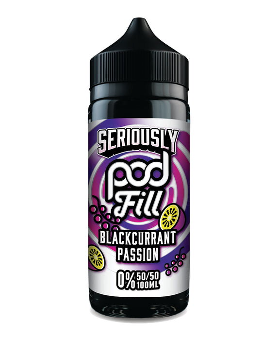 Seriously Pod Fill Blackcurrant Passion E-liquid Shortfill