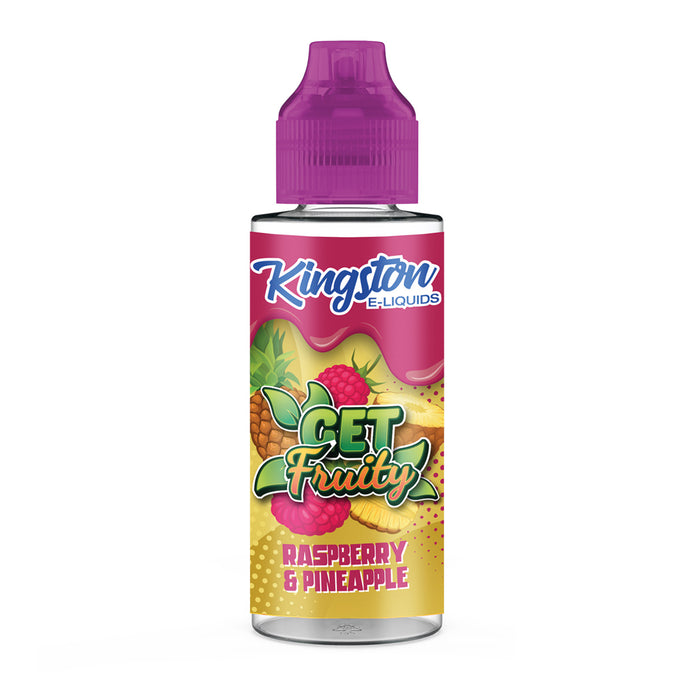 Raspberry & Pineapple By Kingston Get Fruity E-Liquid 100ml Shortfill