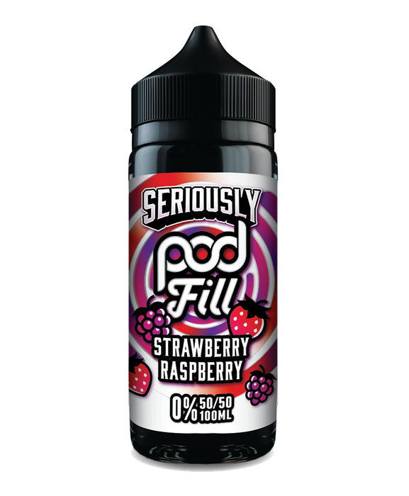 Seriously Pod Fill Strawberry Raspberry E-liquid Shortfill