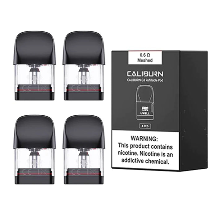 Caliburn G3 Replacement Pods 4pk