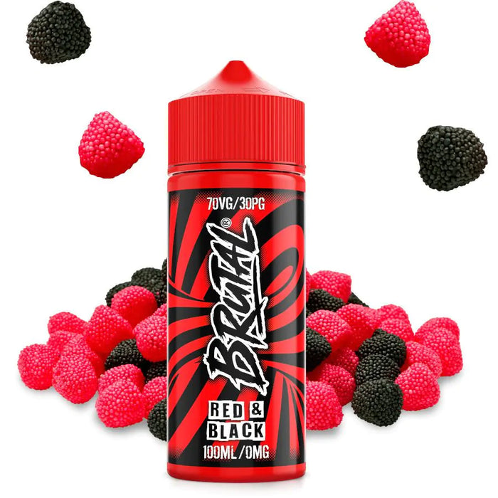 Red & Black By Brutal E-Liquid 100ml Shortfill