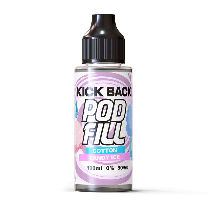 Kick Back Pod Fill Cotton Candy Ice 100ml Shortfill