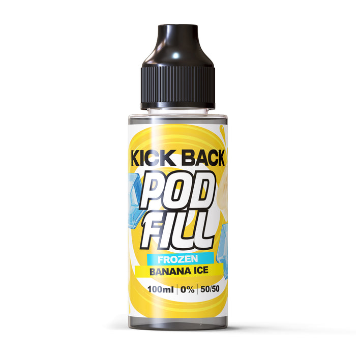 Kick Back Pod Fill Banana Ice 100ml Shortfill