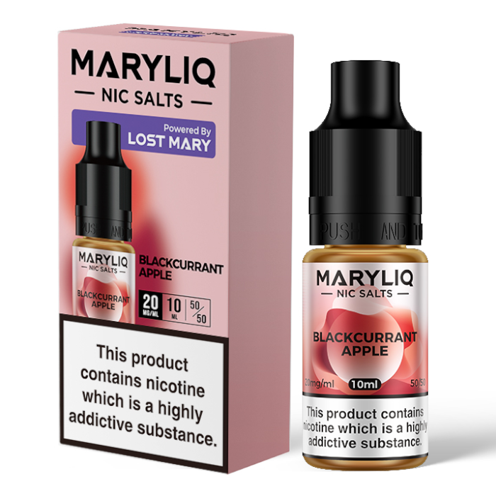Blackcurrant Apple By Lost Mary MARYLIQ Nic Salts 10ml