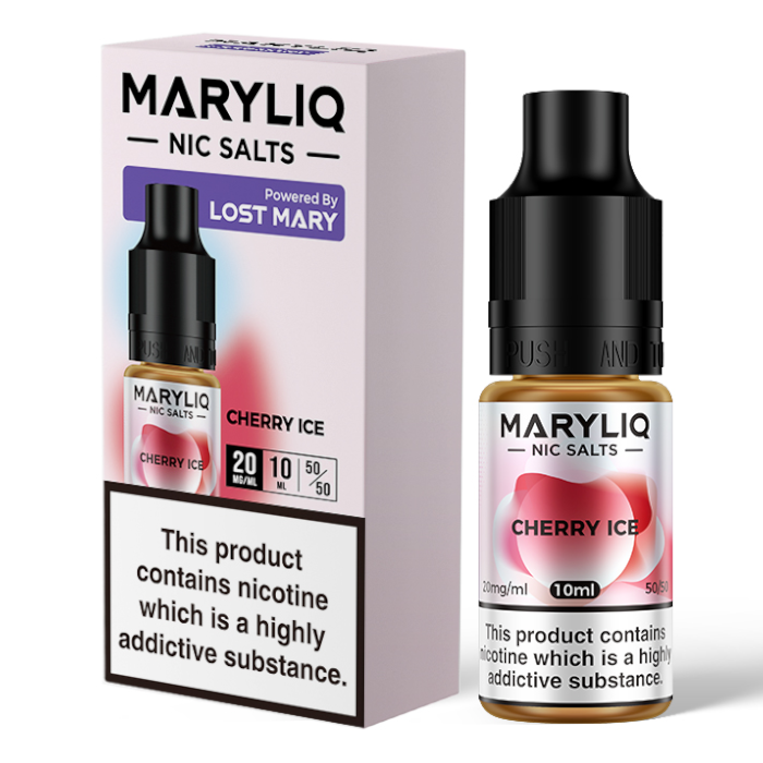 Cherry Ice By Lost Mary MARYLIQ Nic Salts 10ml