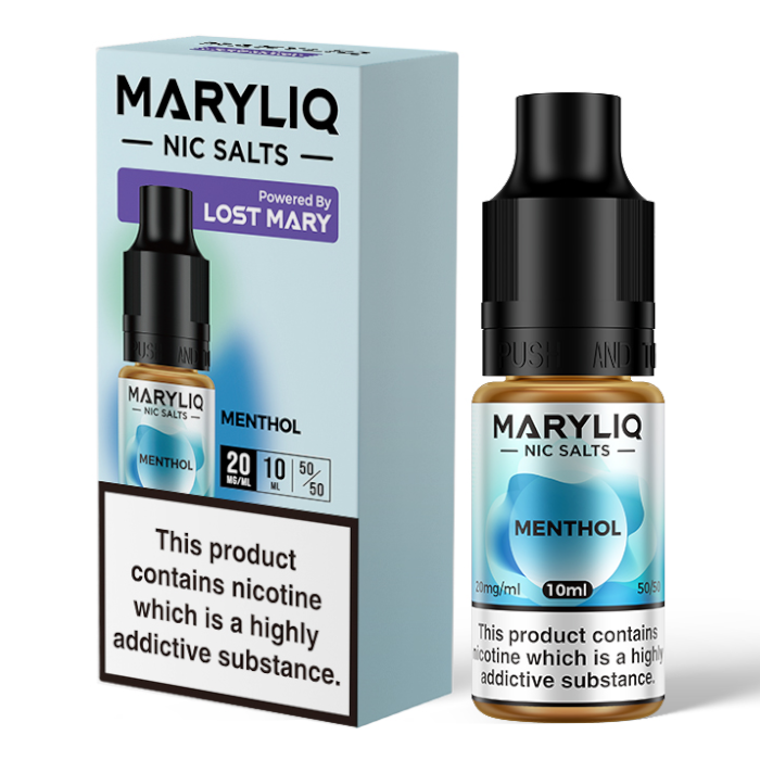 Menthol By Lost Mary MARYLIQ Nic Salts 10ml