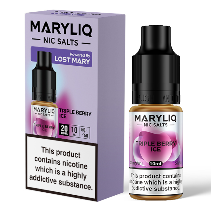 Triple Berry Ice By Lost Mary MARYLIQ Nic Salts 10ml