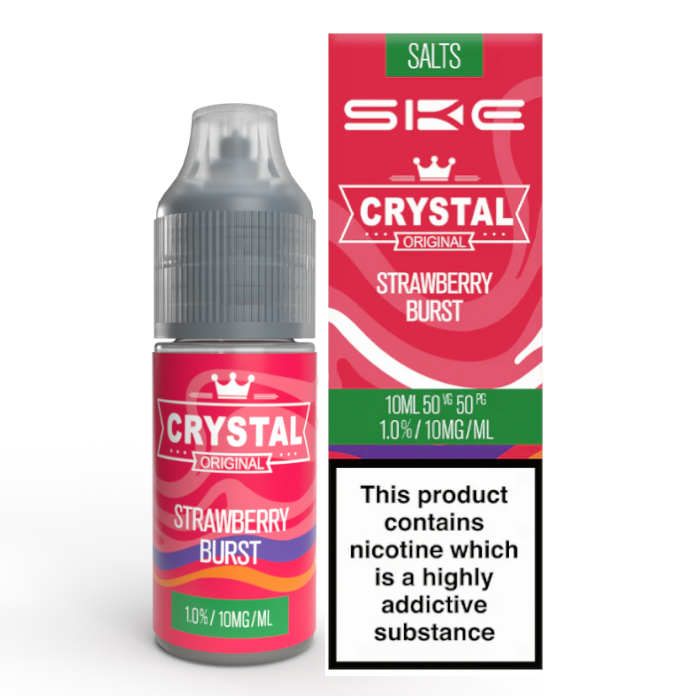 Strawberry Burst Nic Salt By SKE Crystal