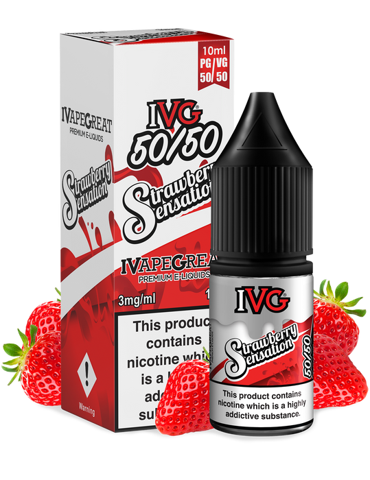 Strawberry Sensation By IVG E-Liquid 10ml