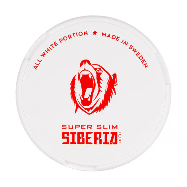 Siberia -80 ℃ All White Super Slim Nic Nicotine
