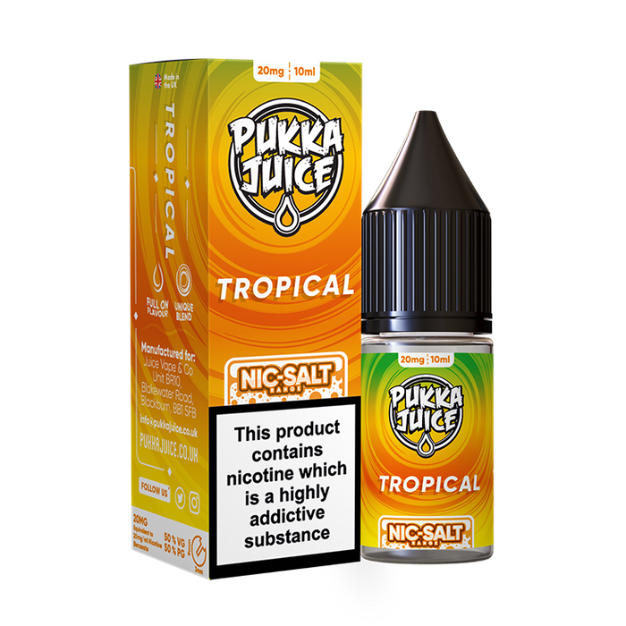 Tropical Nic Salt By Pukka Juice