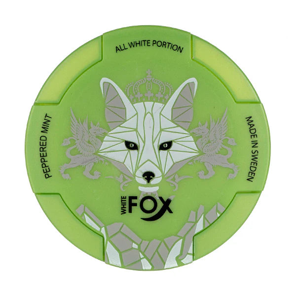 White Fox Peppered Mint Nicotine Pouches