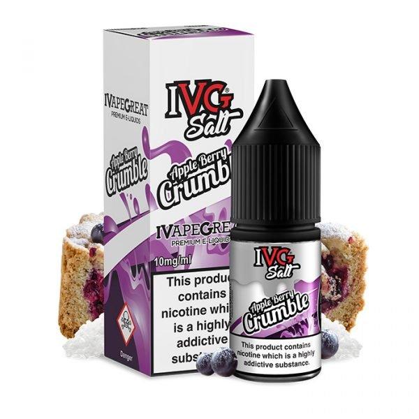 IVG Nic Salt Apple Berry Crumble 10ml - I Love Vapour nic salts IVG