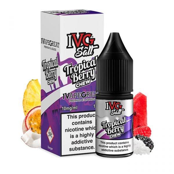 IVG Nic Salt Tropical Berry 10ml - I Love Vapour nic salts IVG