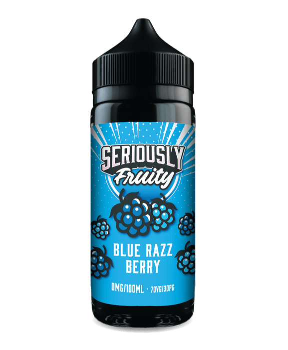 Seriously Fruity Blue Razz Berry E-liquid 100ml Shortfill - I Love Vapour