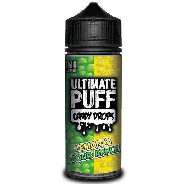 Ultimate Puff Candy Drops Lemon & sour apple 120ML Shortfill - I Love Vapour E-Juice Ultimate Puff