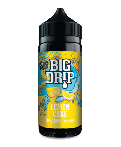 Big Drip Lemon Cake E-Liquid 100ml Shortfill - I Love Vapour