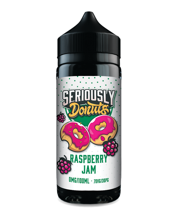 Raspberry Jam By Seriously Donuts E-Liquid 100ml Shortfill