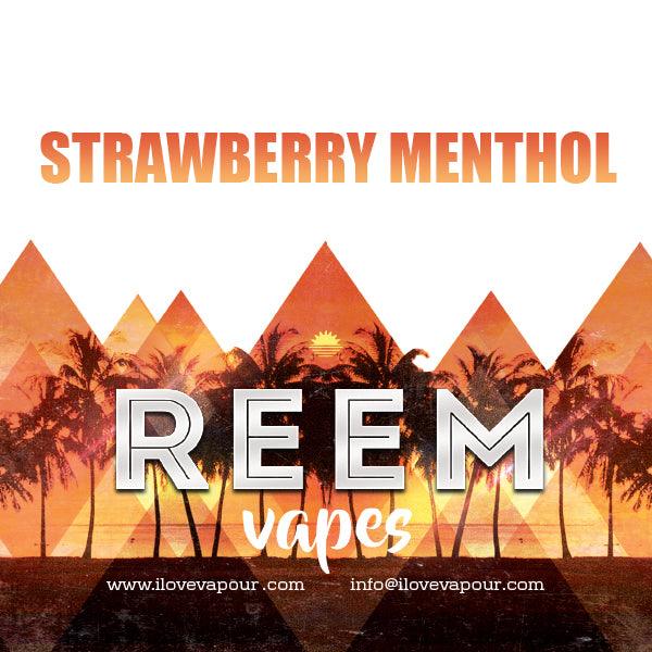 Strawberry Menthol Premium E juice By Reem Vapes - I Love Vapour E-Juice I Love Vapour Ltd