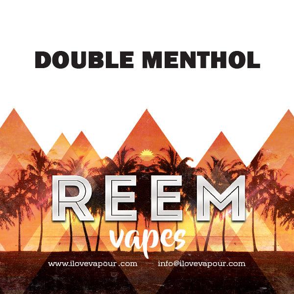 Double Menthol Premium E juice By Reem Vapes - I Love Vapour E-Juice reem