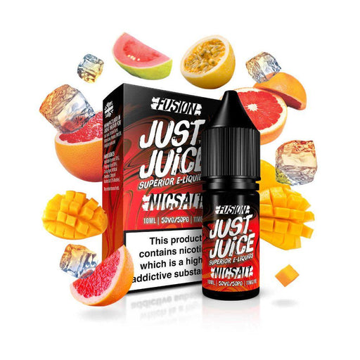 FUSION MANGO & BLOOD ORANGE ON ICE NIC SALT - I Love Vapour E-Juice Just Juice