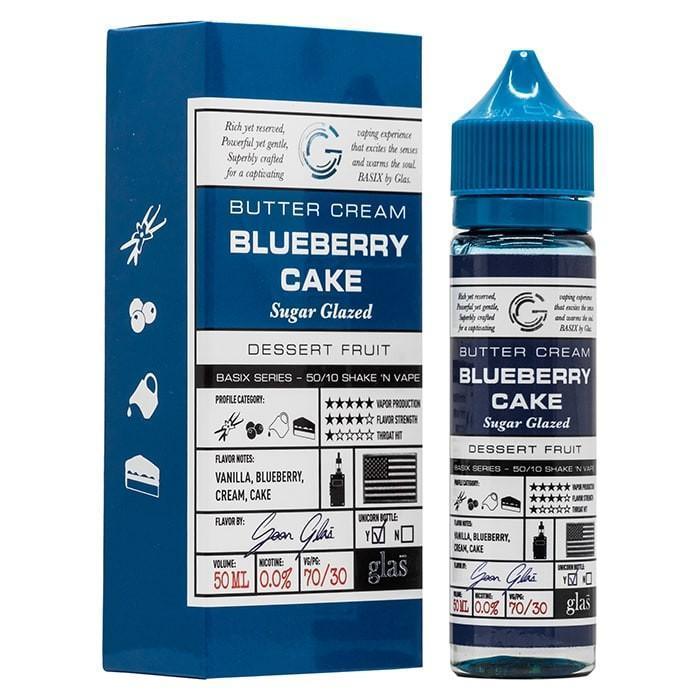Glas Basix Series - Blueberry Cake E-Liquid 50ml Short Fill - I Love Vapour E-Liquid glas