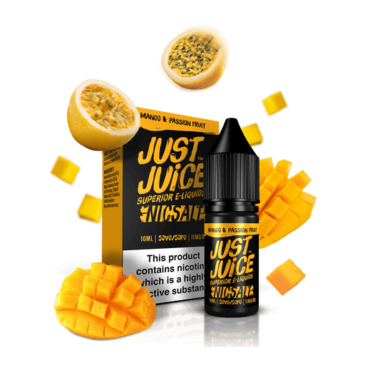 Just Juice e-liquid Mango & Passion Fruit 10ml Nic Salt - I Love Vapour E-Juice Just Juice