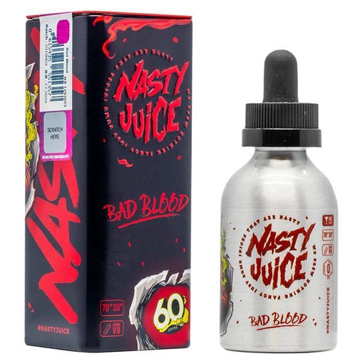 Nasty Juice - Bad Blood E-Liquid 50ml Short Fill - I Love Vapour E-Juice nasty juice