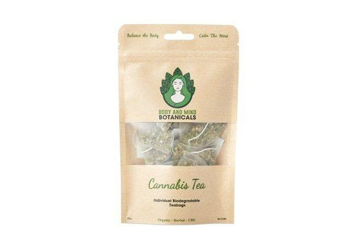 Organic Cannabis Herbal Tea – 10 Teabags – 25/40mg CBD Per Teabag - I Love Vapour Edibles Body and Mind