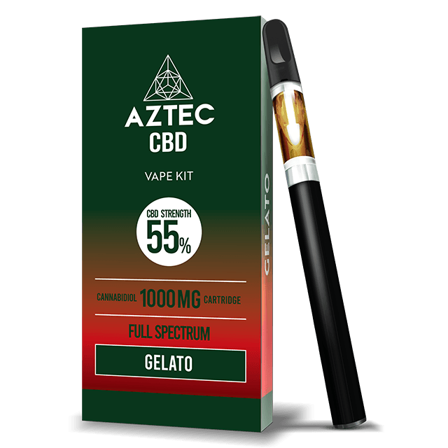 Aztec Gelato 55% CBD Vaping Kit - I Love Vapour CBD aztec